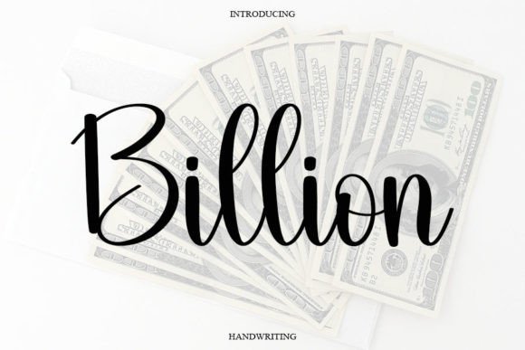 Billion Font - Featured Image