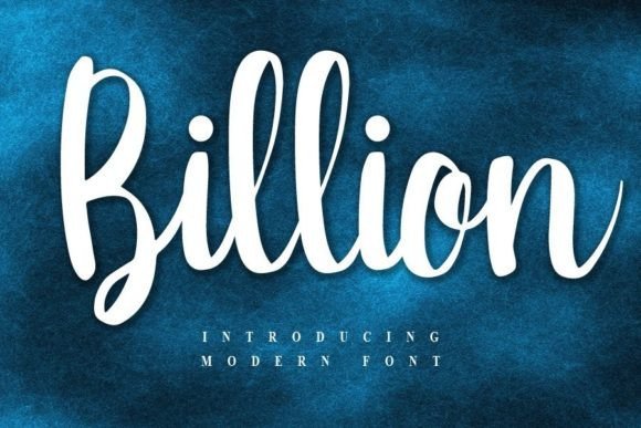 Billion Font - Featured Image