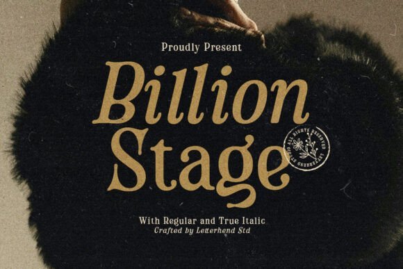 Billion Stage Font - Featured Image