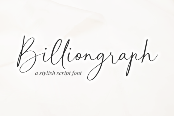 Billiongraph Font - Featured Image