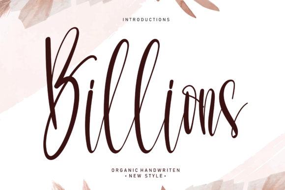 Billions Font - Featured Image