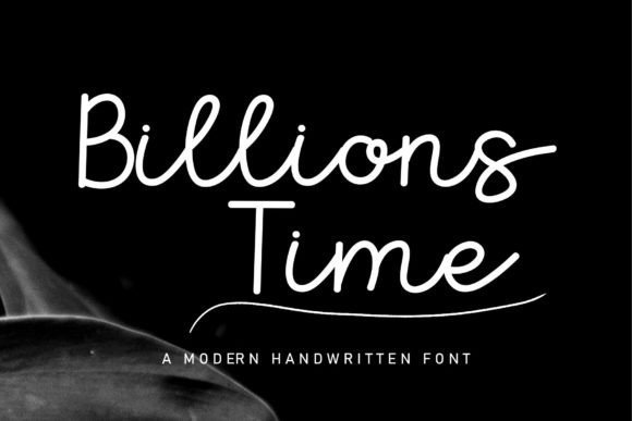 Billions Time Font - Featured Image