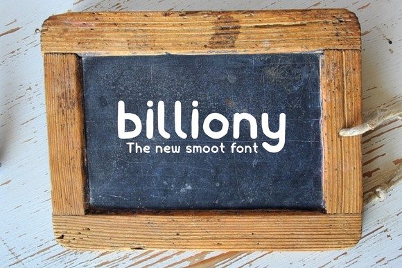 Billiony Font - Featured Image