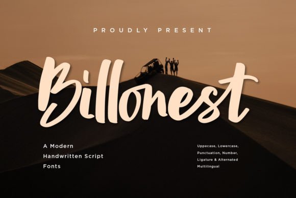 Billonest Font - Featured Image