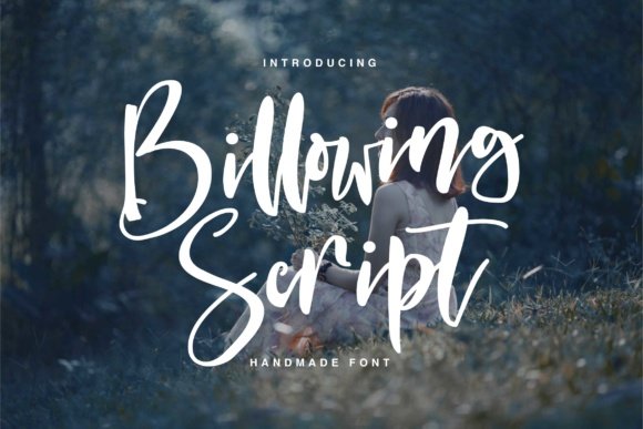 Billowing Script Font - Featured Image