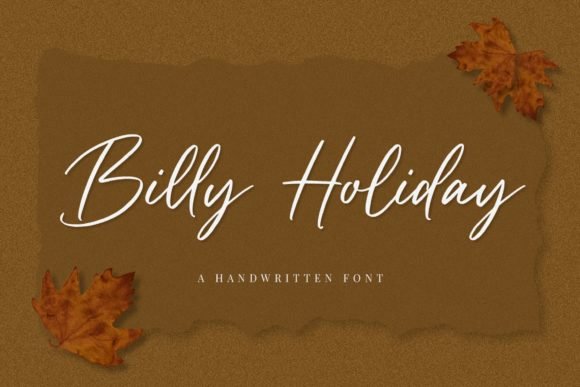 Billy Holiday Font - Featured Image