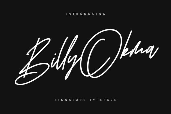 Billy Okma Font - Featured Image