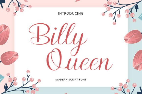 Billy Queen Font - Featured Image