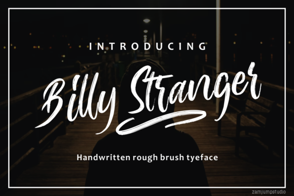 Billy Stranger Font - Featured Image