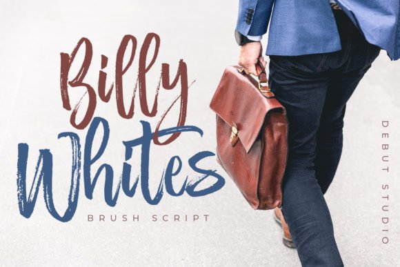 Billy Whites Font - Featured Image