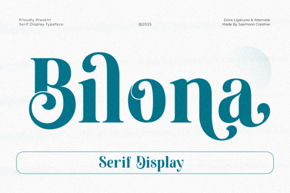 Bilona Font - Featured Image