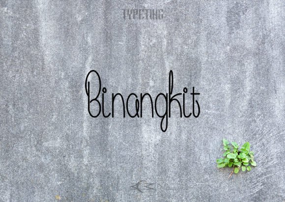 Binangkit Font - Featured Image