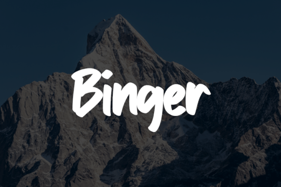Binger Font - Featured Image