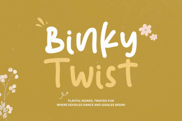 Binky Twist Font - Featured Image