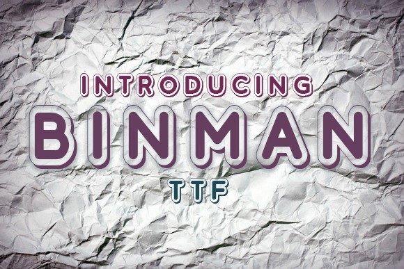 Binman Font - Featured Image