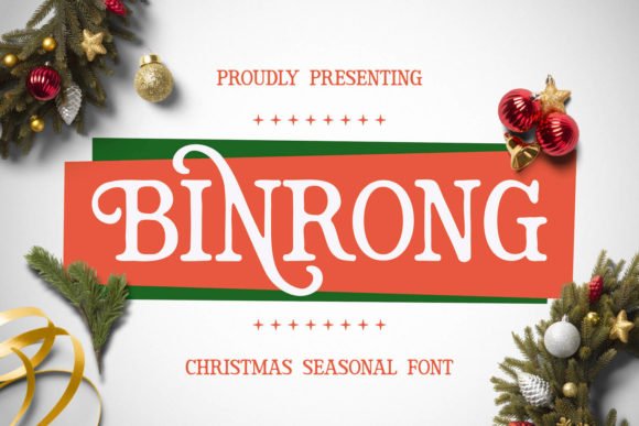 Binrong Font - Featured Image