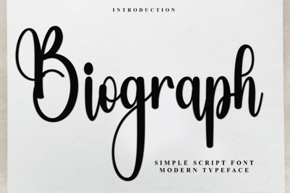 Biograph Font - Featured Image