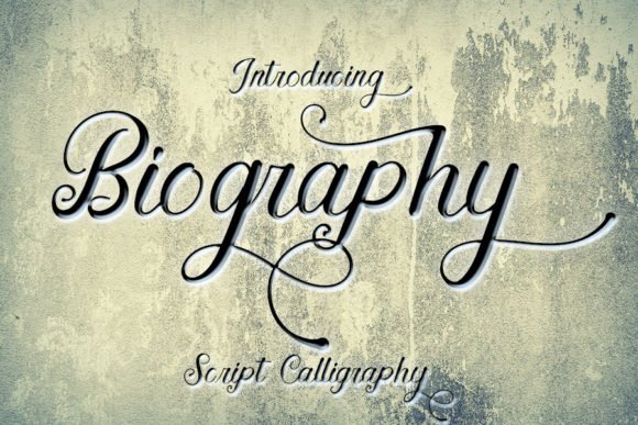 Biography Font - Featured Image