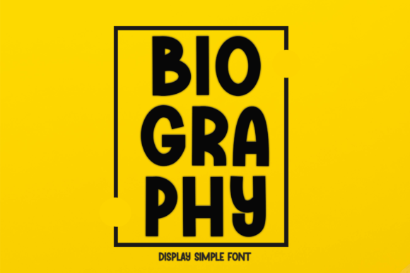 Biography Font - Featured Image