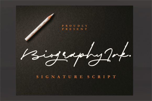 Biography Ink Font - Featured Image