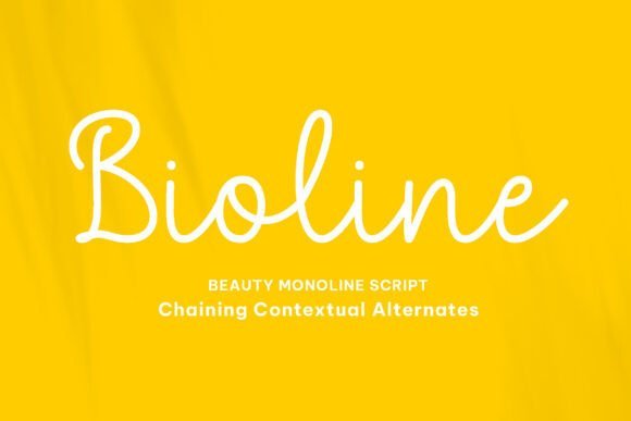 Bioline Font - Featured Image