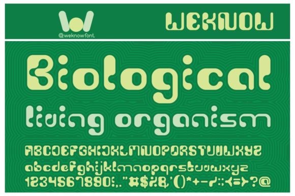 Biological Font - Featured Image