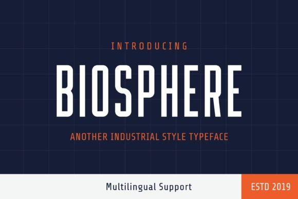 Biosphere Font - Featured Image