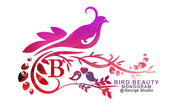 Bird Beauty Monogram Font - Featured Image