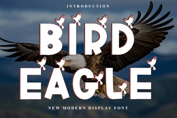 Bird Eagle Font - Featured Image