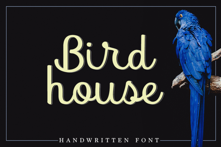 Bird House Font - Featured Image