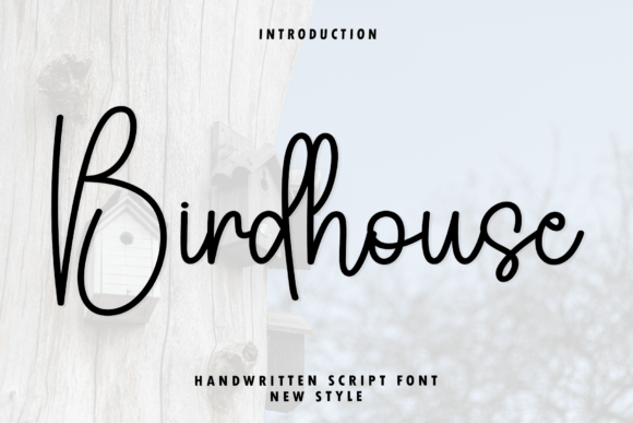 Birdhouse Font - Featured Image