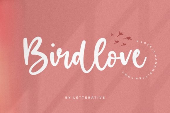 Birdlove Font - Featured Image