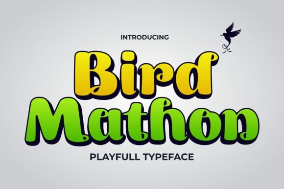 Birdmathon Font - Featured Image