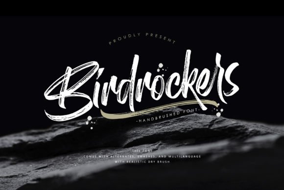 Birdrockers Font - Featured Image