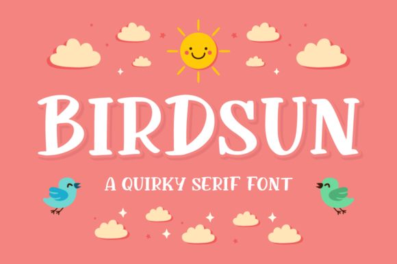 Birdsun Font - Featured Image