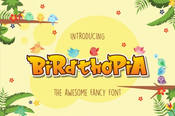 Birdthopia Font - Featured Image