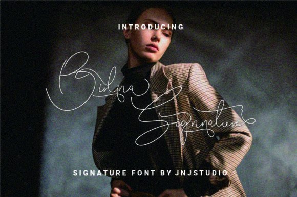 Birlina Signature Font - Featured Image