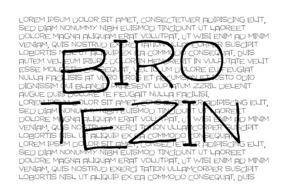 Birotezin Font - Featured Image