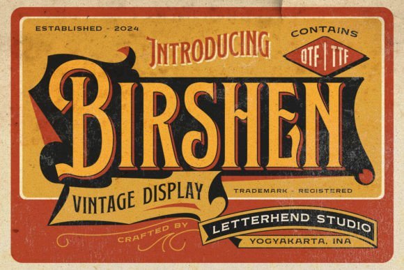 Birshen Font - Featured Image