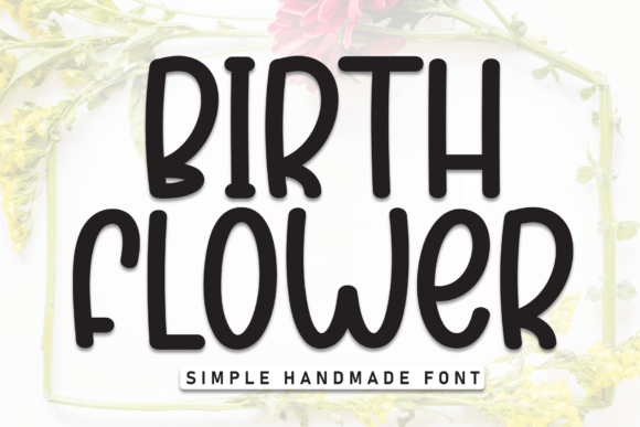 Birth Flower Font - Featured Image