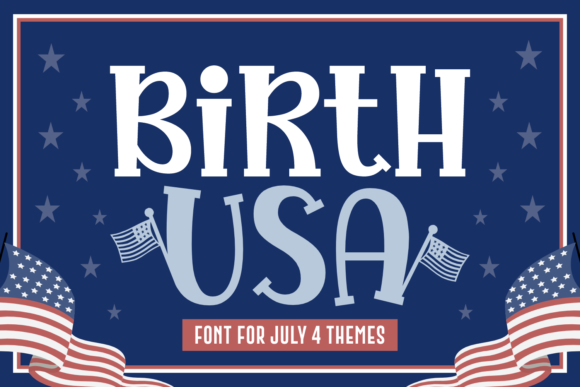 Birth USA Font - Featured Image