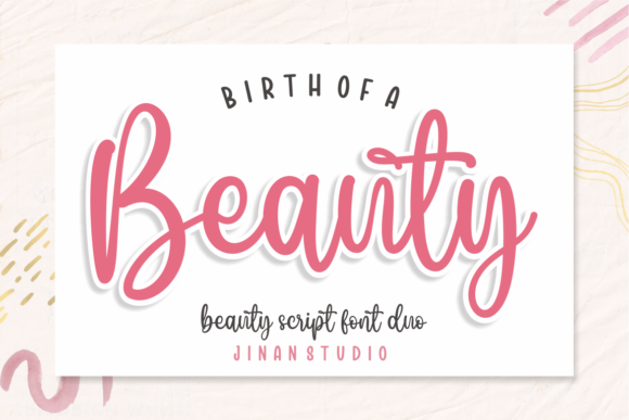 Birth of a Beauty Font - Featured Image