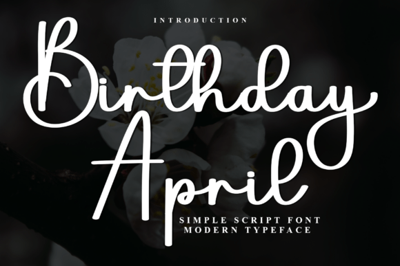 Birthday April Font - Featured Image