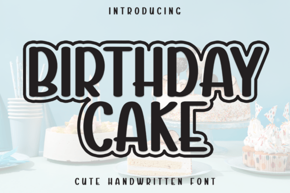 Birthday Cake Font - Featured Image