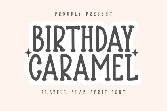 Birthday Caramel Font - Featured Image