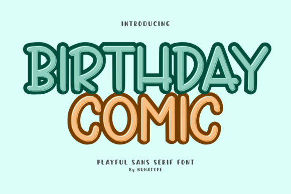 Birthday Comic Font - Featured Image