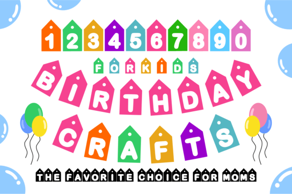 Birthday Crafts Font - Featured Image