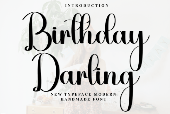 Birthday Darling Font - Featured Image