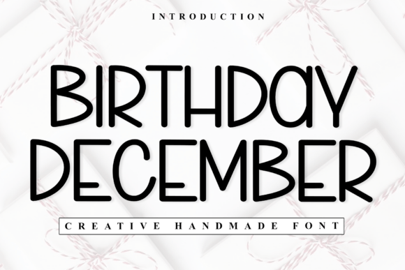 Birthday December Font - Featured Image
