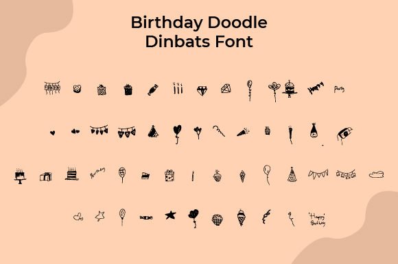 Birthday Doodle Font - Featured Image